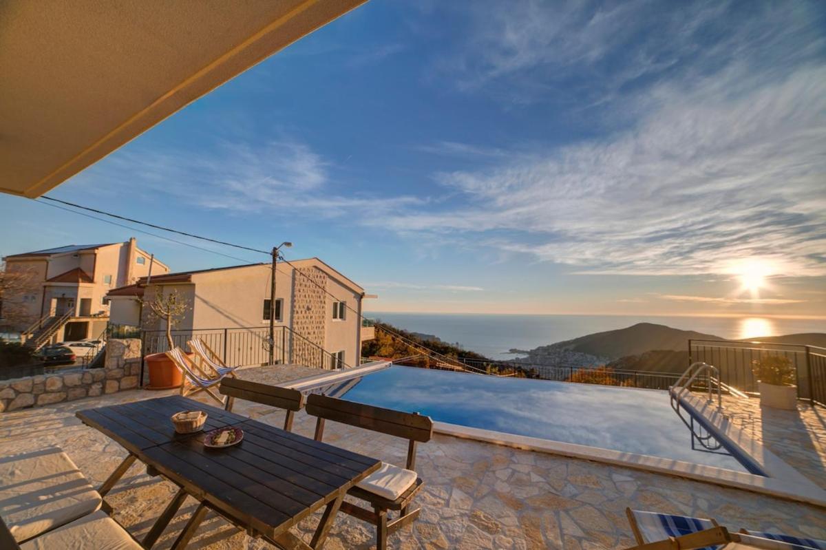 Villa Jelena With Private Pool - Lapcici 布德瓦 外观 照片
